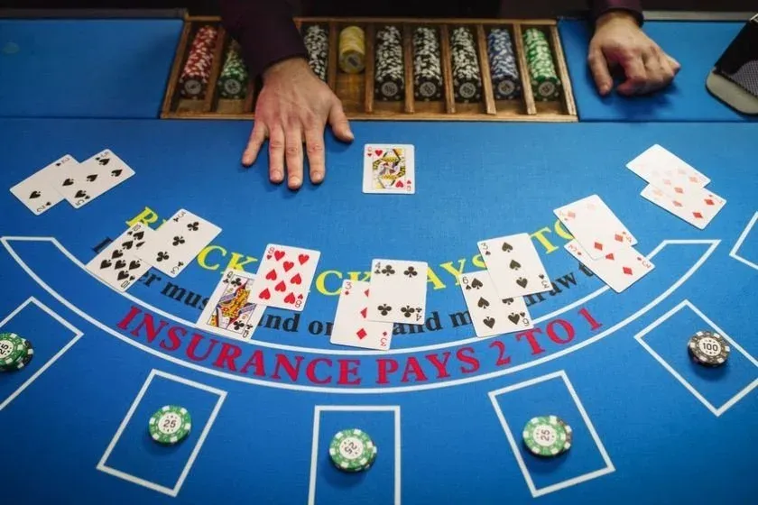 Perfect casino match illustration